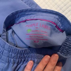 Ceil Blue Healing Hands Purple Label Scrubs